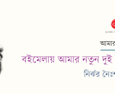 বইমেলায় আমার নতুন দুই বই : নির্ঝর নৈঃশব্দ্য