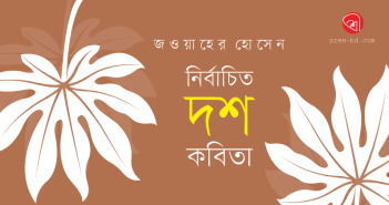 নির্বাচিত দশ কবিতা Banner_Zawahar-Hossain