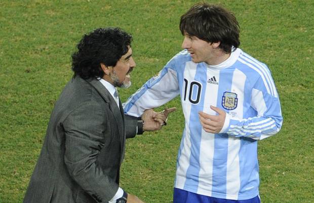 messi-maradona